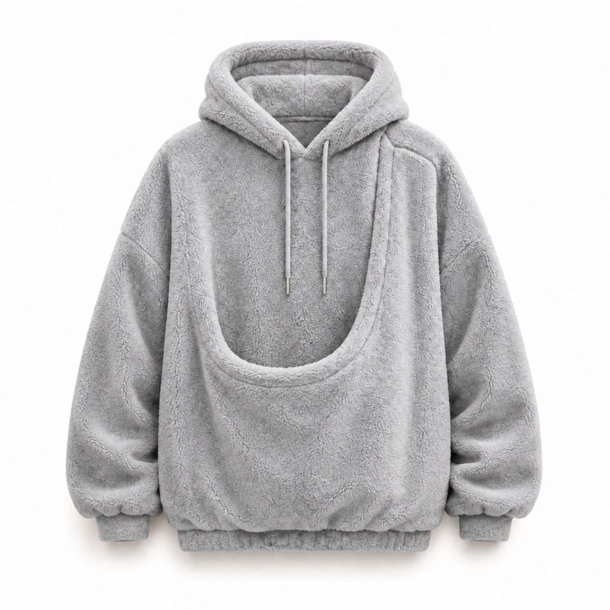 PupPocket Dog Mom Hoodie — Grey