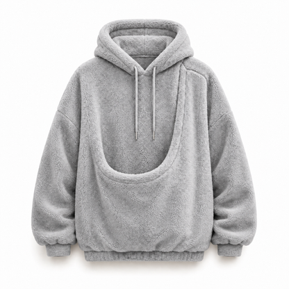 PupPocket Dog Mom Hoodie — Grey