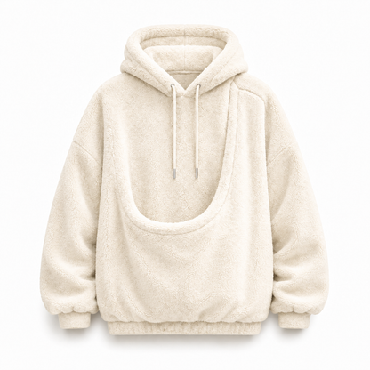 PupPocket Dog Mom Hoodie — Cream