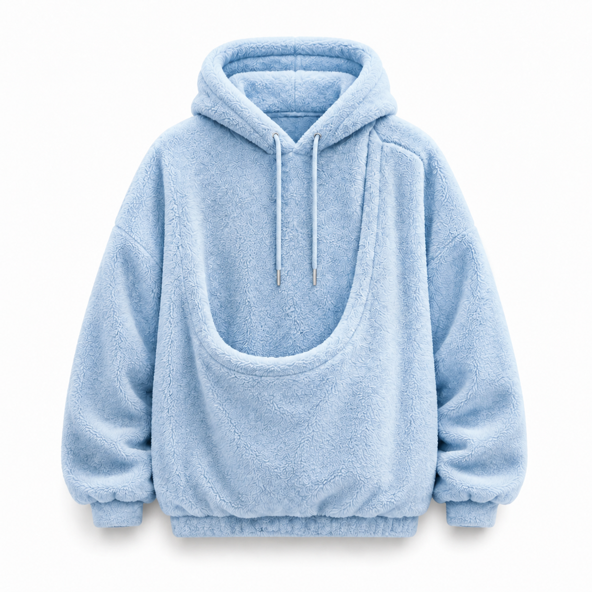 PupPocket Dog Mom Hoodie — Light Blue