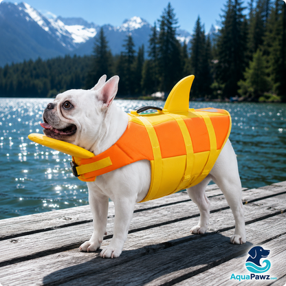 AquaPawz™ Shark Fin Dog Life Jacket