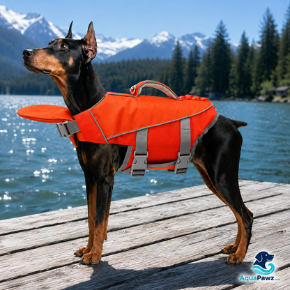 AquaPawz™ Rescue Grip Dog Life Jacket