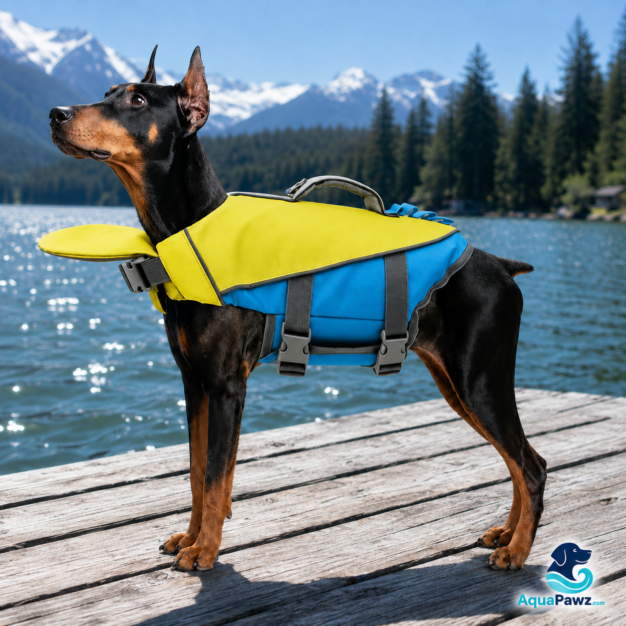 AquaPawz™ Rescue Grip Dog Life Jacket