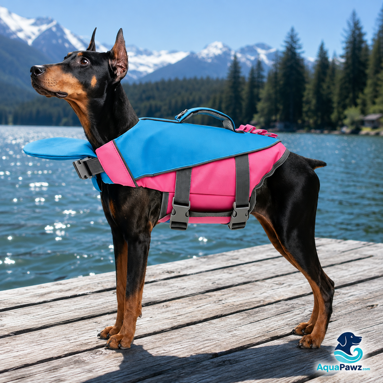 AquaPawz™ Rescue Grip Dog Life Jacket