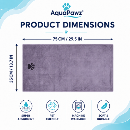 AquaPawz™ Quick-Dry Pet Towel