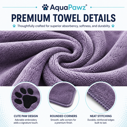 AquaPawz™ Quick-Dry Pet Towel