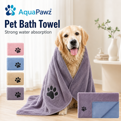 AquaPawz™ Quick-Dry Pet Towel