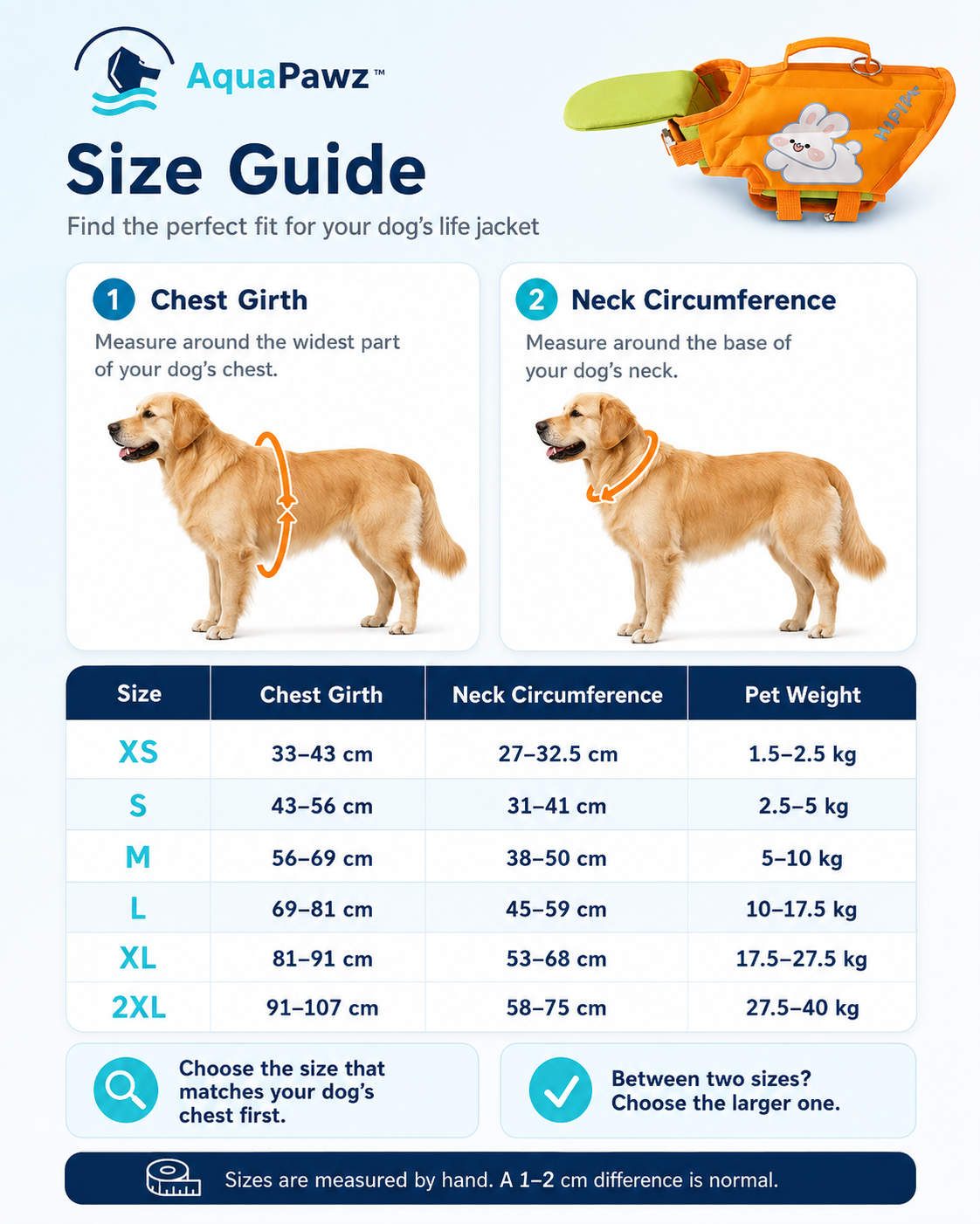 AquaPawz™ Floaty Friends Dog Life Jacket