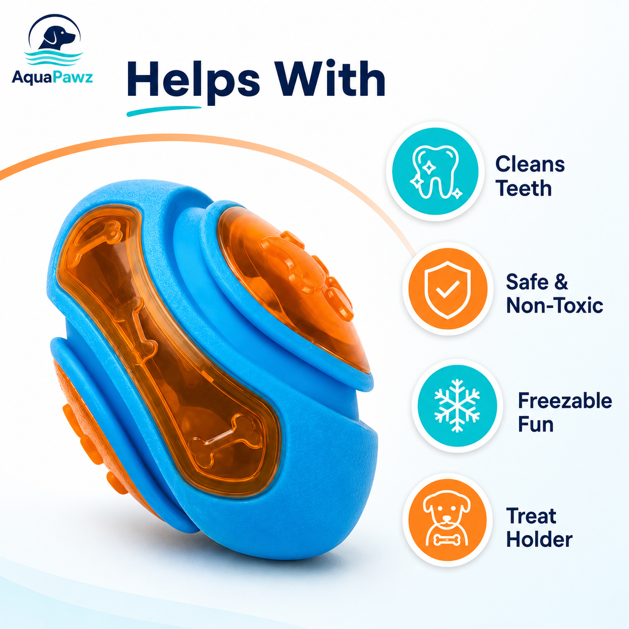 AquaPawz Chew & Play Dog Toy