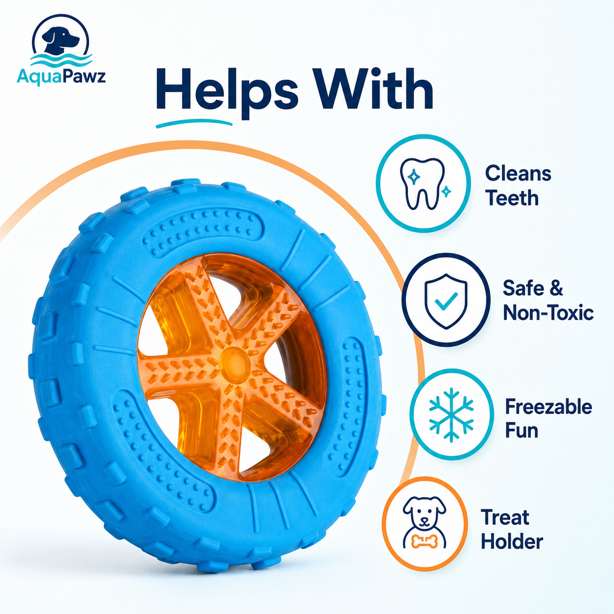 AquaPawz Chew & Play Dog Toy