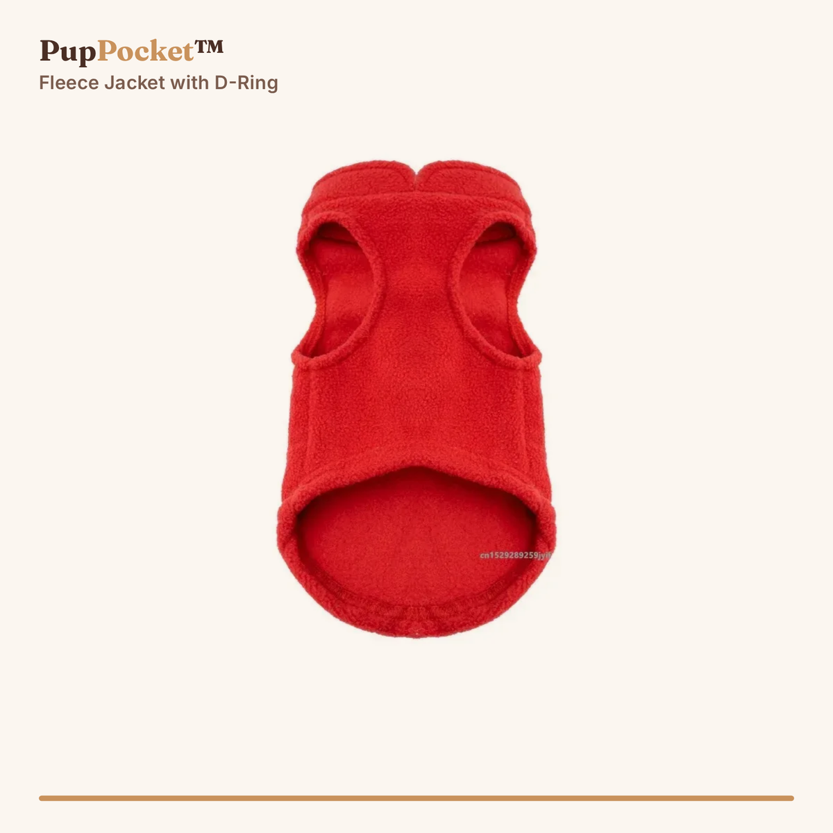 PupPocket Fleece Jacket with D-Ring