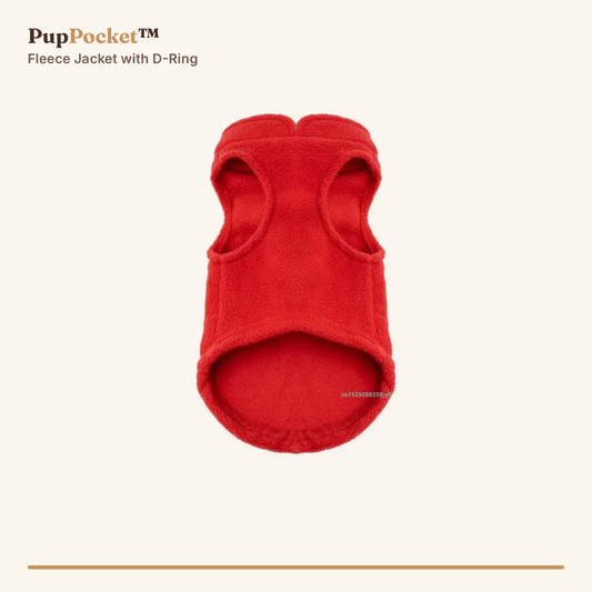 PupPocket Fleece Jacket with D-Ring